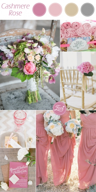 romantic-pantone-Cashmere-Rose-pink-fall-wedding-color-ideas-2015